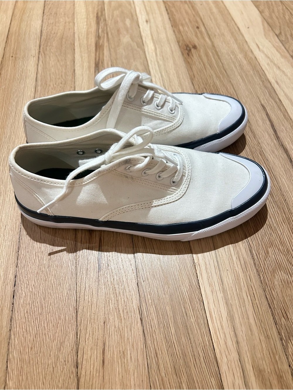 J Crew Classic Canvas Sneakers Boat Deck Shoe 7.5